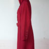 Abrigo rojo doble abotonado - Imagen 5