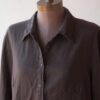 Blusa de lino cuello camisero - Imagen 2