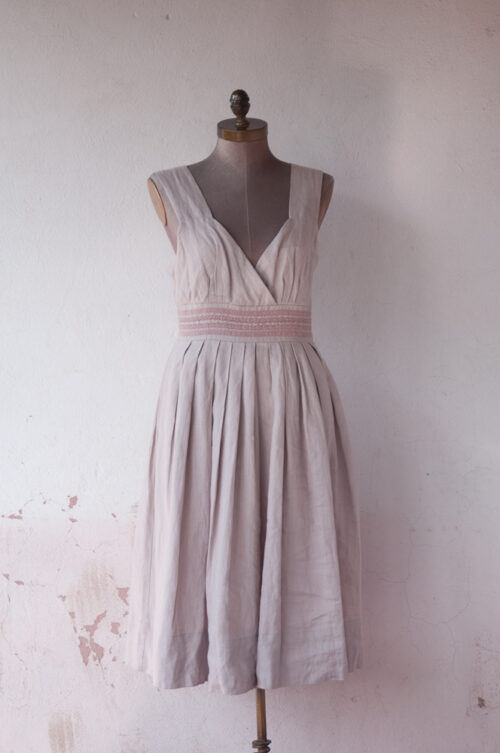 Vestido de lino Talla S
