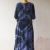 Vestido de seda TEÑIDO ARTESANAL Danna Buchman Talla 12(M)