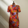 Vestido de seda 1980 Talla S/M