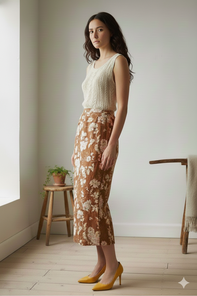 Falda lino Irlandés Talla S o XS