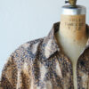 Blusa de seda animal print talla S - Imagen 3