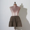 Falda de lino EDC verde talla 36