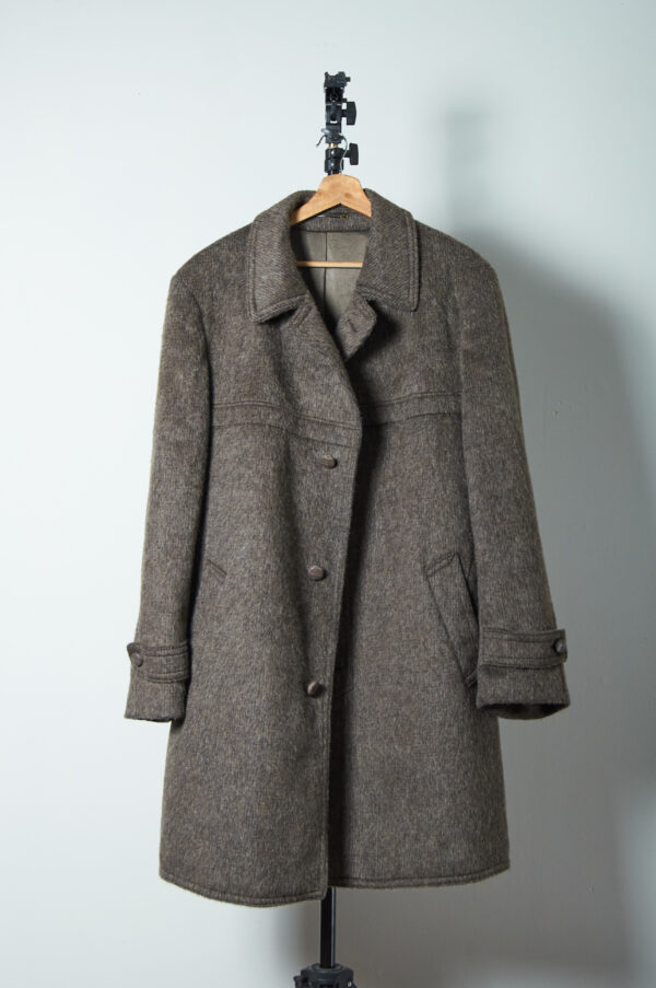 Abrigo de lana y Mohair (alana de cabra) talla L holgado o XL