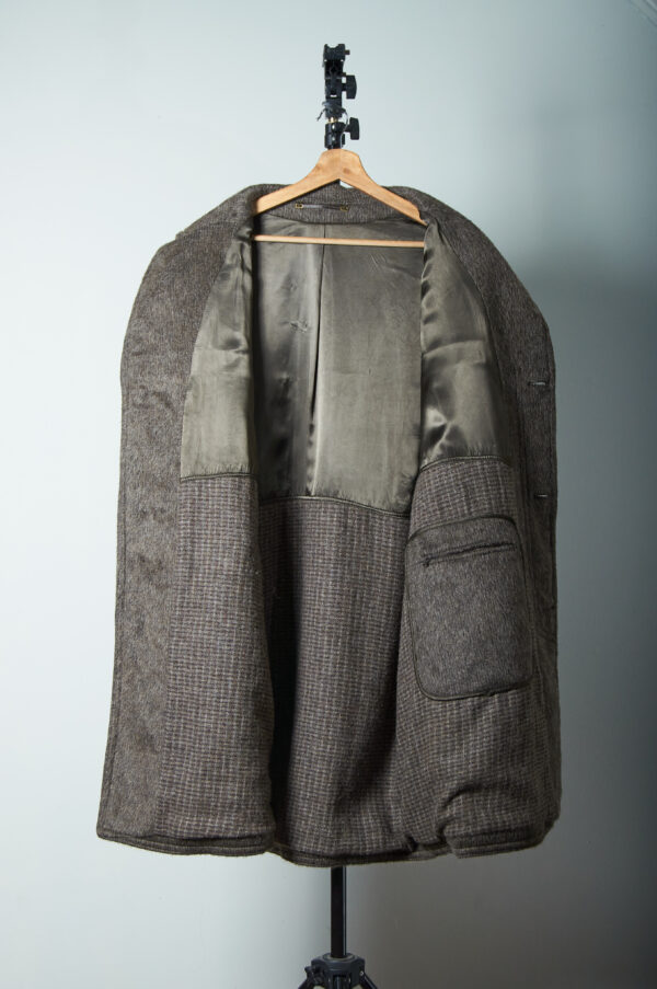 Abrigo de lana y Mohair (alana de cabra) talla L holgado o XL - Imagen 5