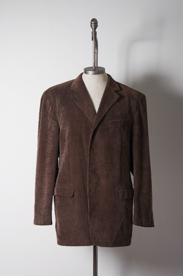 Blazer de cotelé Hilado en Italia Talla L/XL - Imagen 2