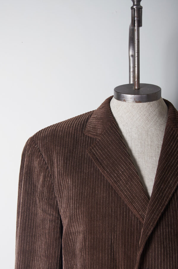 Blazer de cotelé Hilado en Italia Talla L/XL - Imagen 3