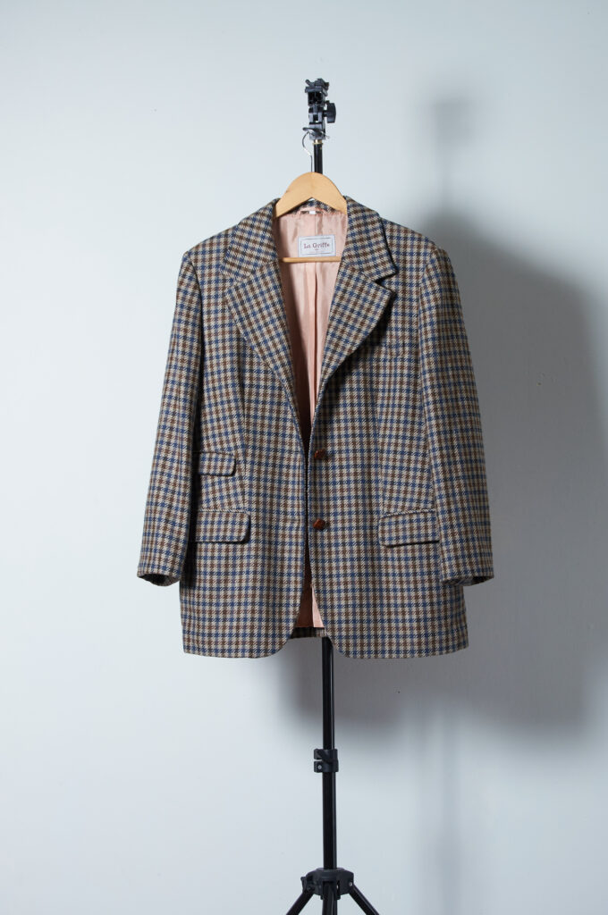 Blazer tweed talla L mujer