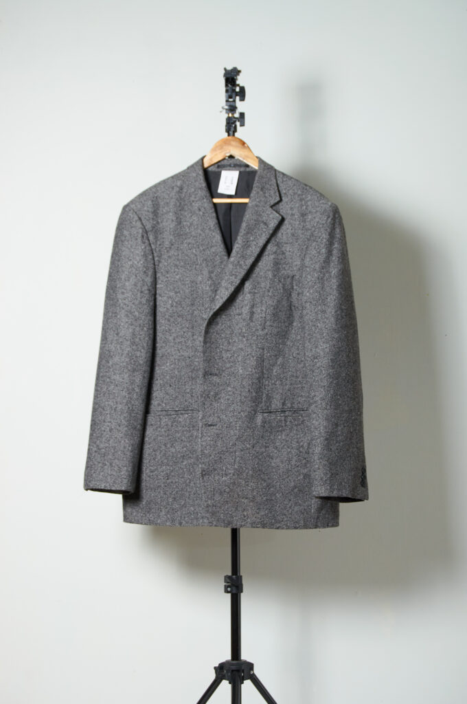 Blazer de lana diseño donegal talla L hombre