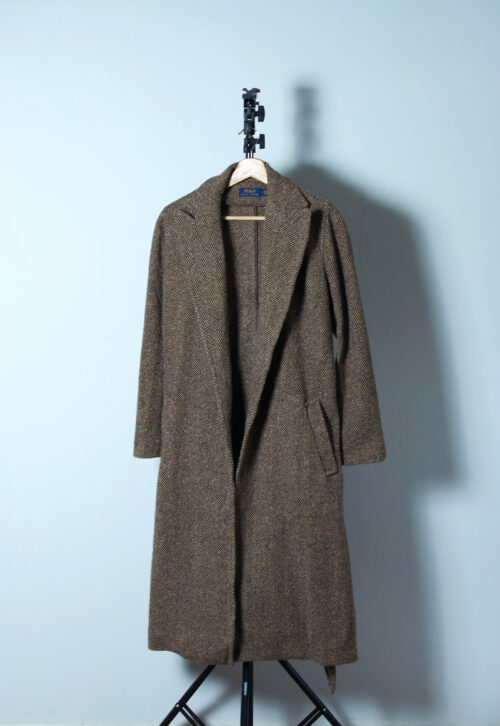 Abrigo de lana TWEED Ralph Laurent etiqueta azul talla 4