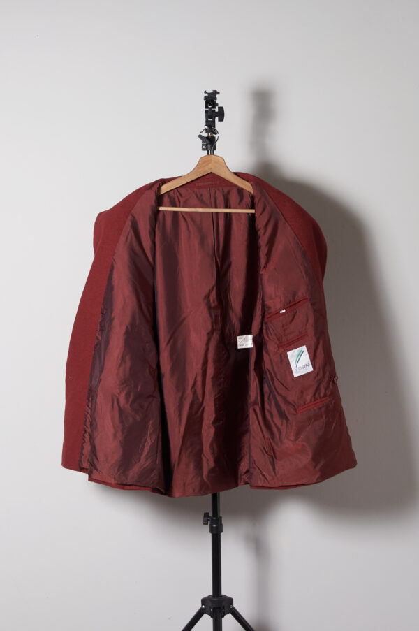 Blazer de lana doble abotonado talla L - Imagen 2