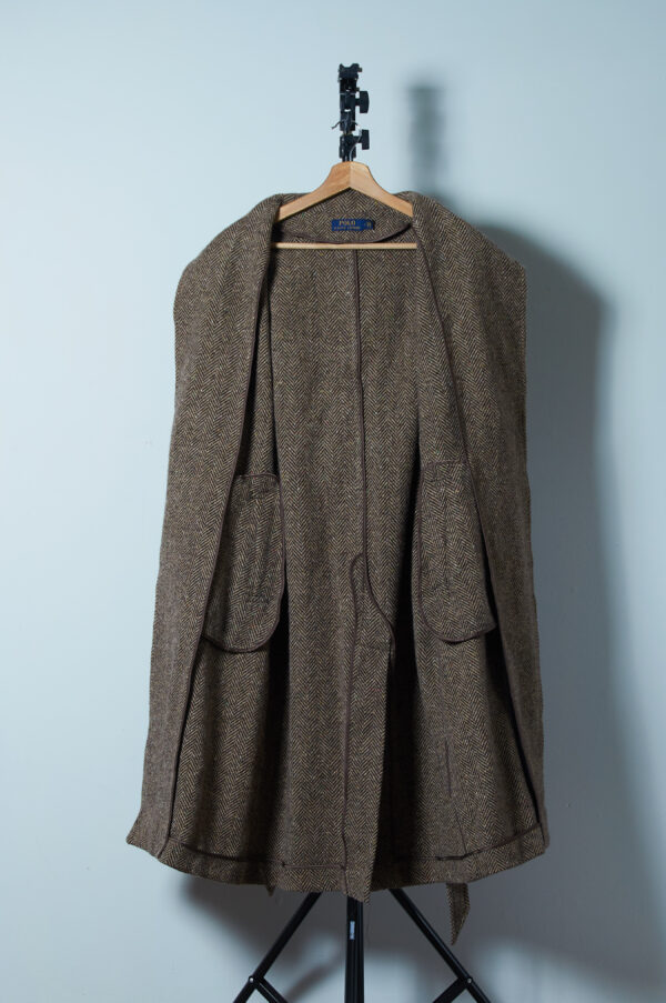 Abrigo de lana TWEED Ralph Laurent etiqueta azul talla 4 - Imagen 5