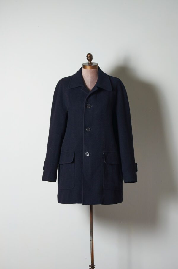 Abrigo Azul marino Talla S(H) lana y cahemira