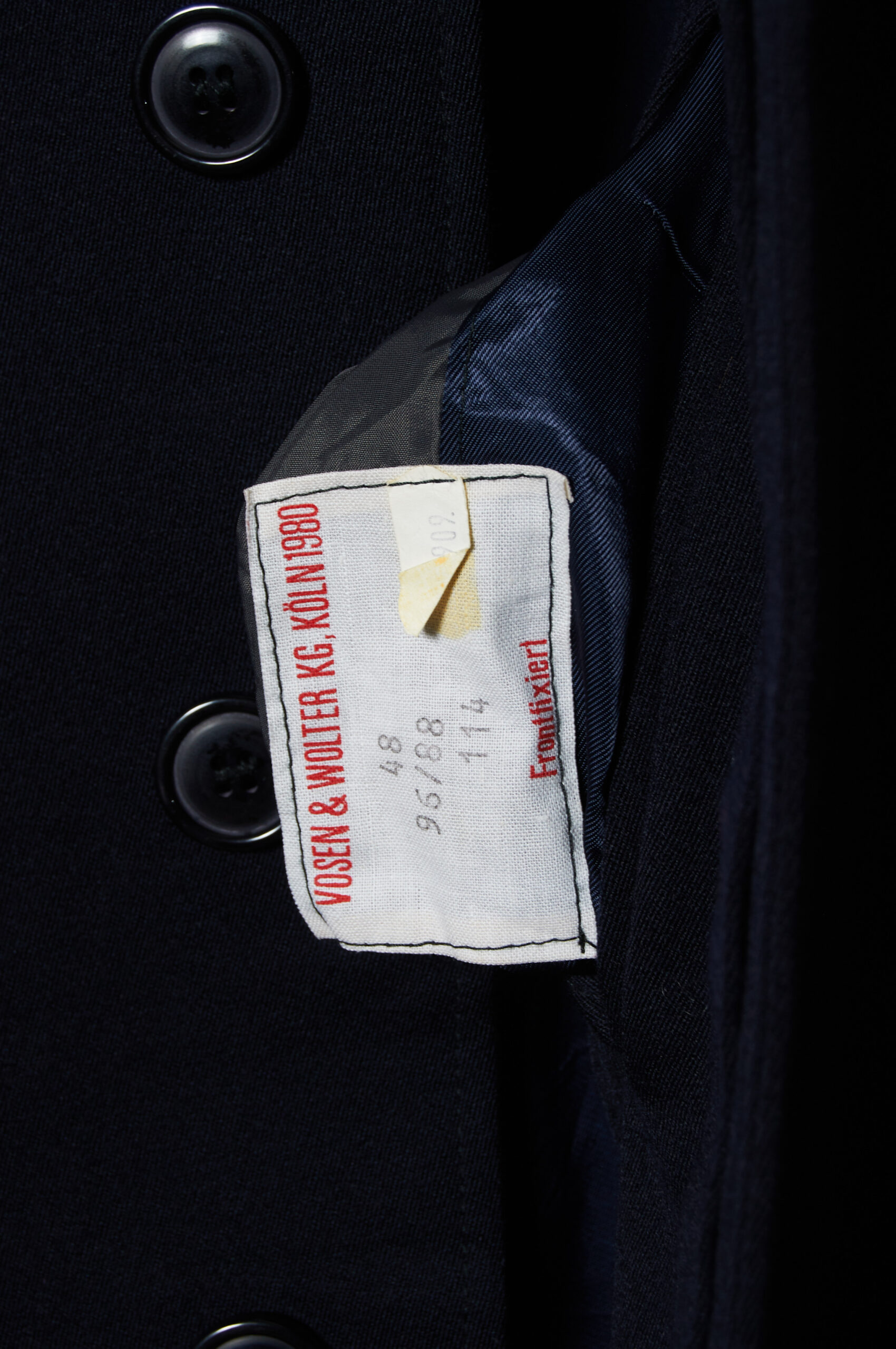 Abrigo de lana uniforme policial o armada alemana Talla M(H) - Imagen 3
