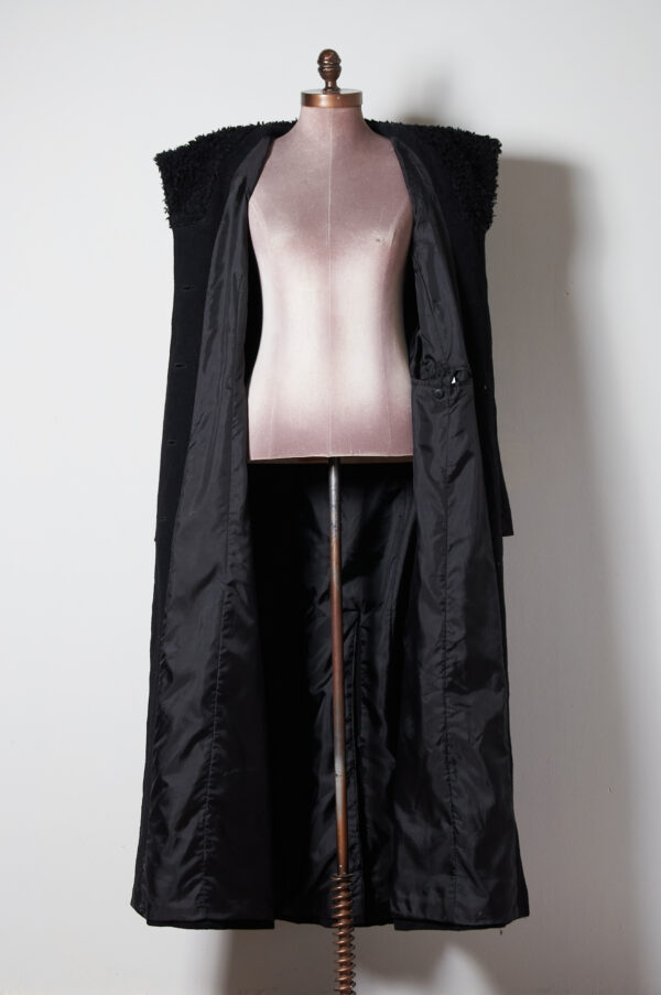 Abrigo de lana con capucha talla M - Imagen 9