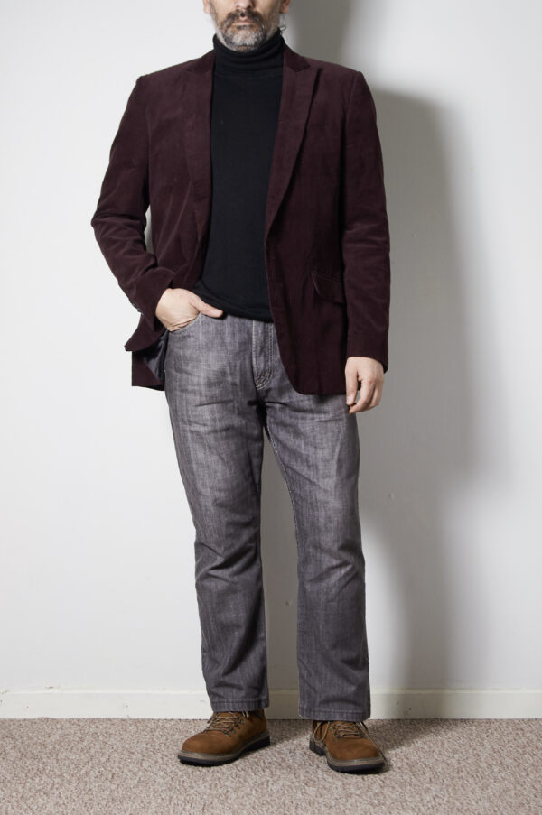 Vestón o blazer de cotelé Angelo Litrico talla M