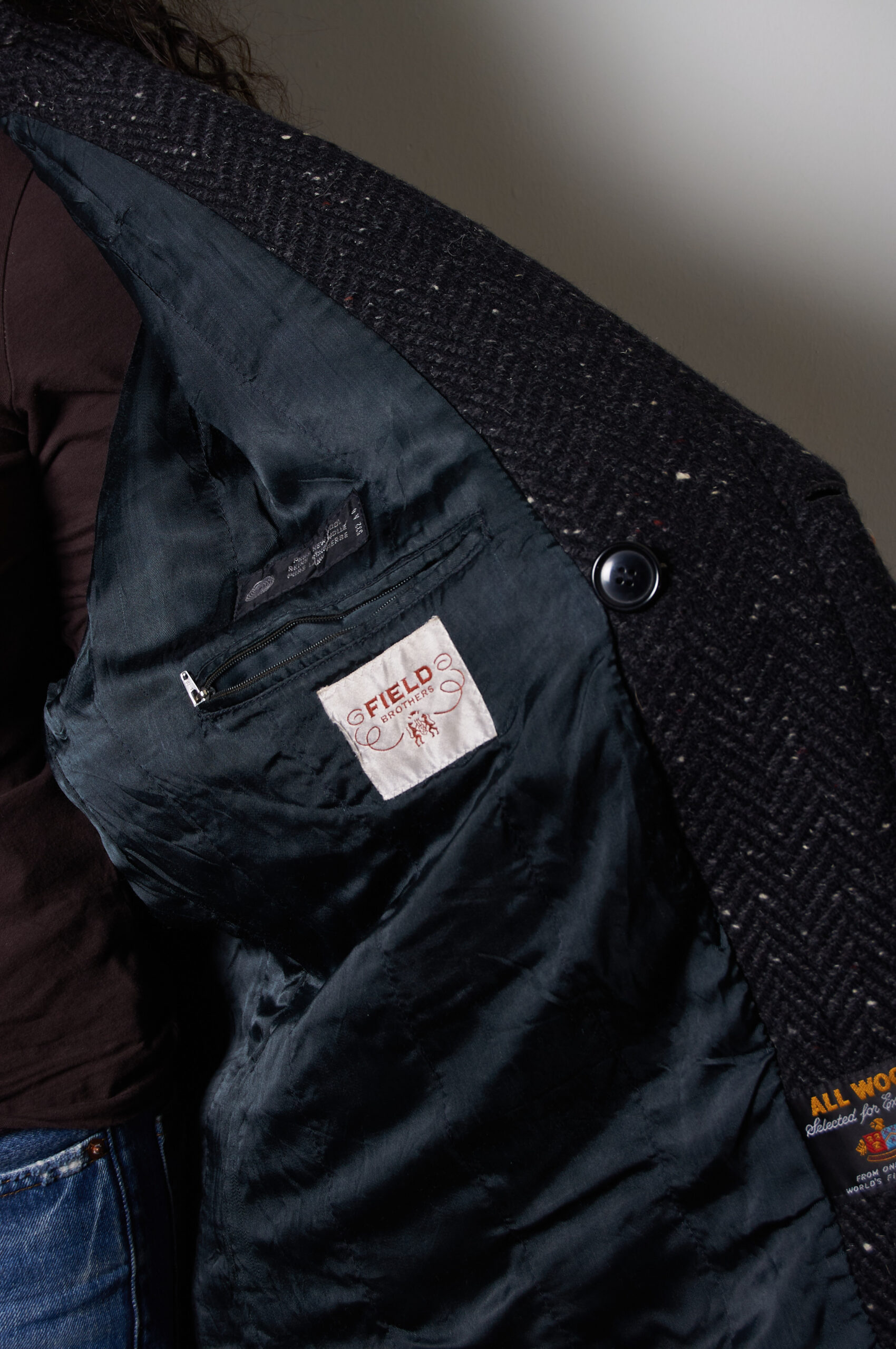 Abrigo Donegal 100% lana Talla L/XL(H) - Imagen 4