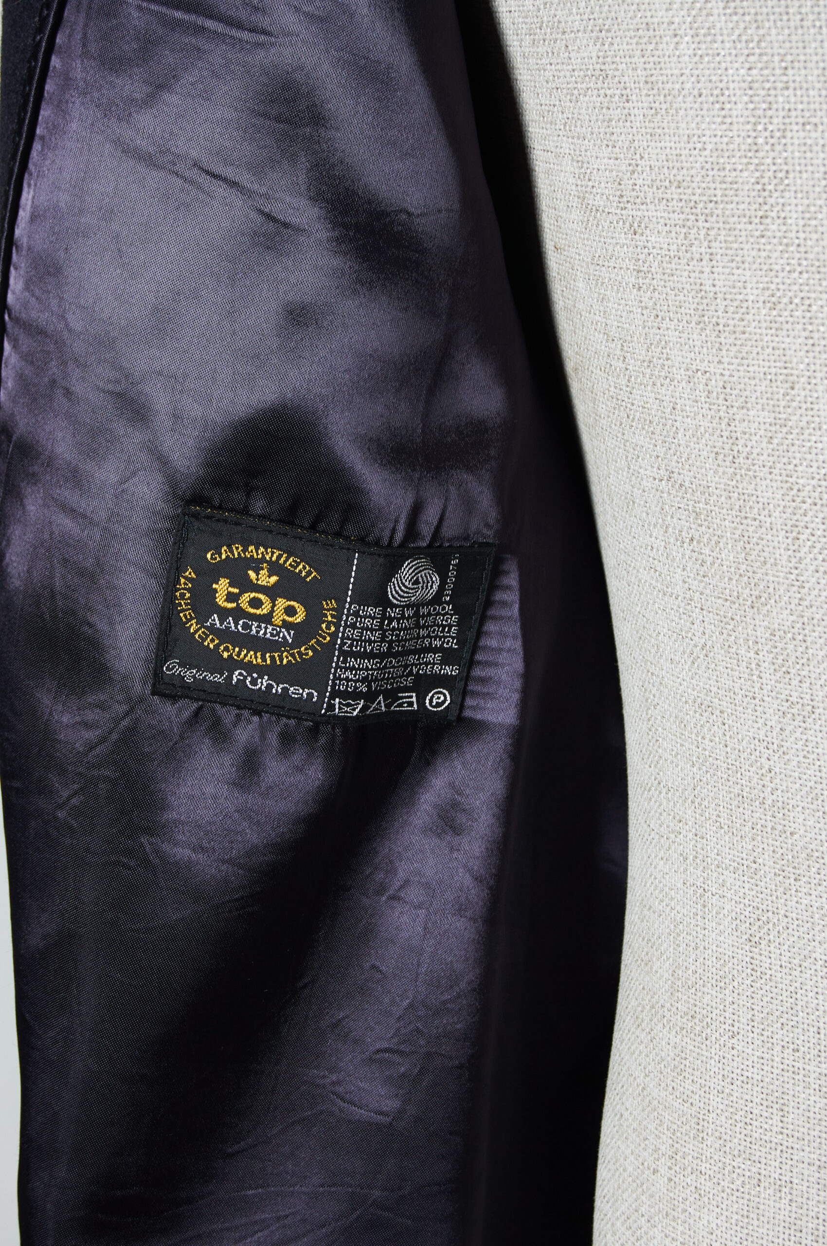 Abrigo 100% lana Pohland Talla M/L hombre - Imagen 5