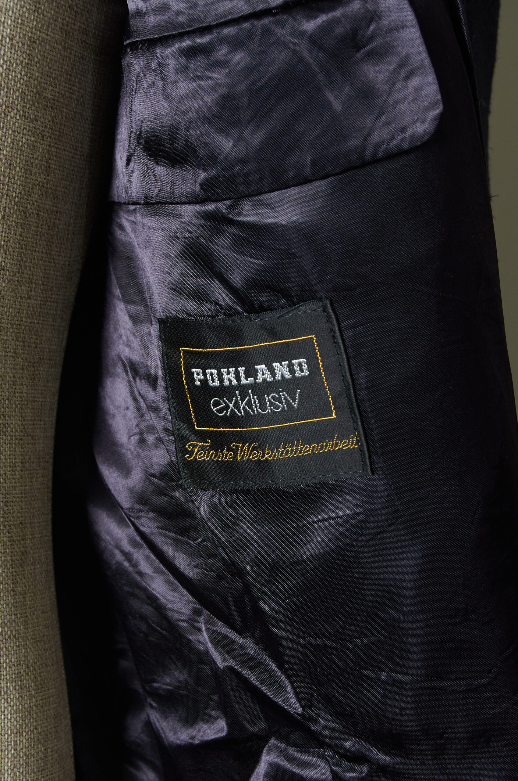 Abrigo 100% lana Pohland Talla M/L hombre - Imagen 6