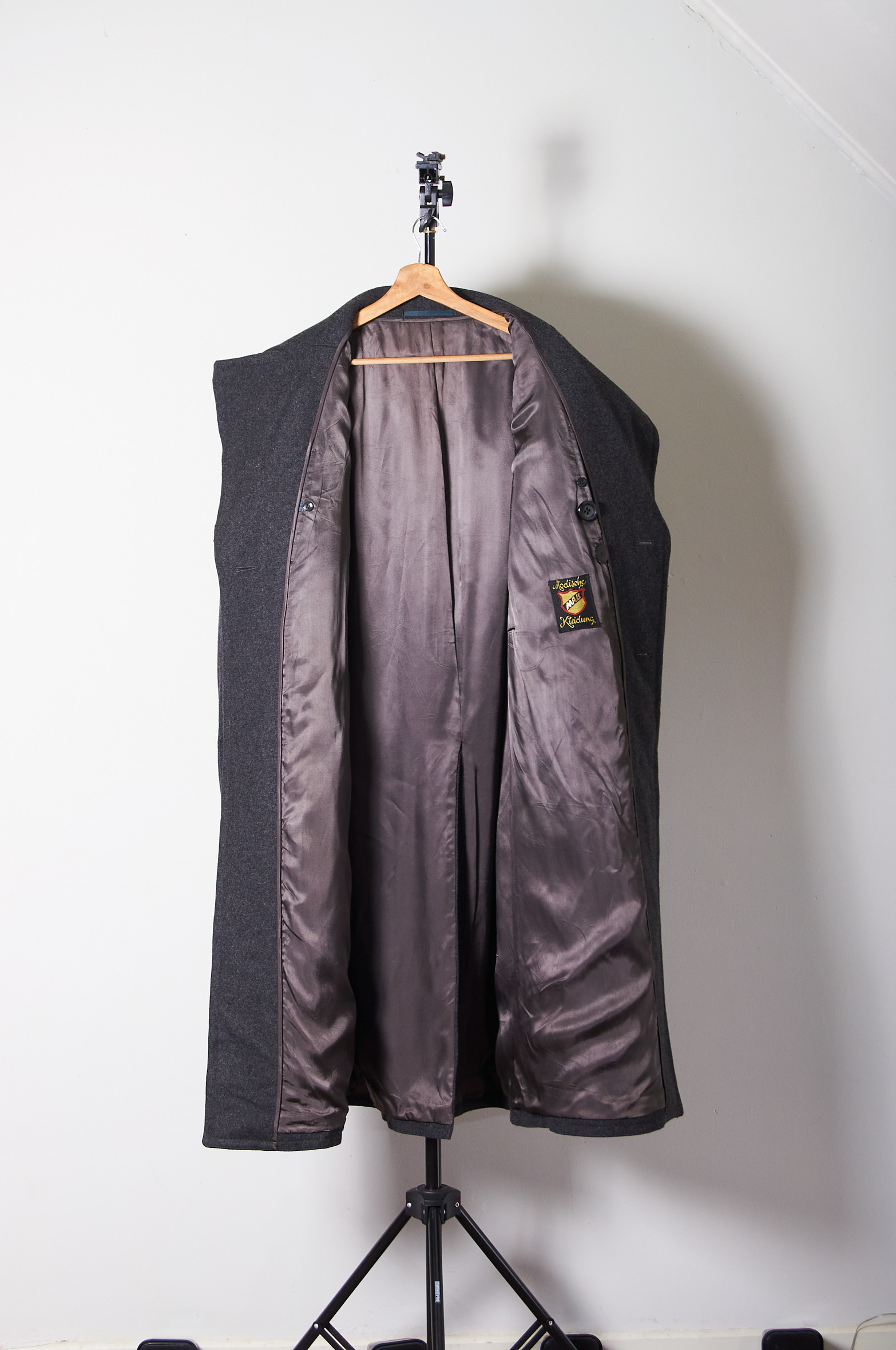 Abrigo doble abotonado 100% lana talla M/L hombre - Imagen 7