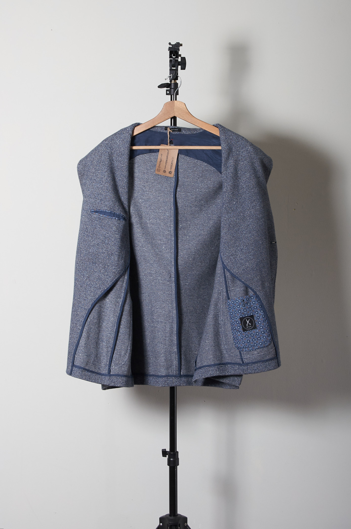Vestón algodón y lino Talla M/L hombre - Imagen 4