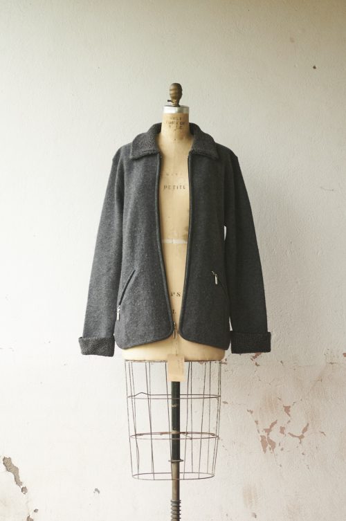 Chaqueta de lana hervida talla L mujer