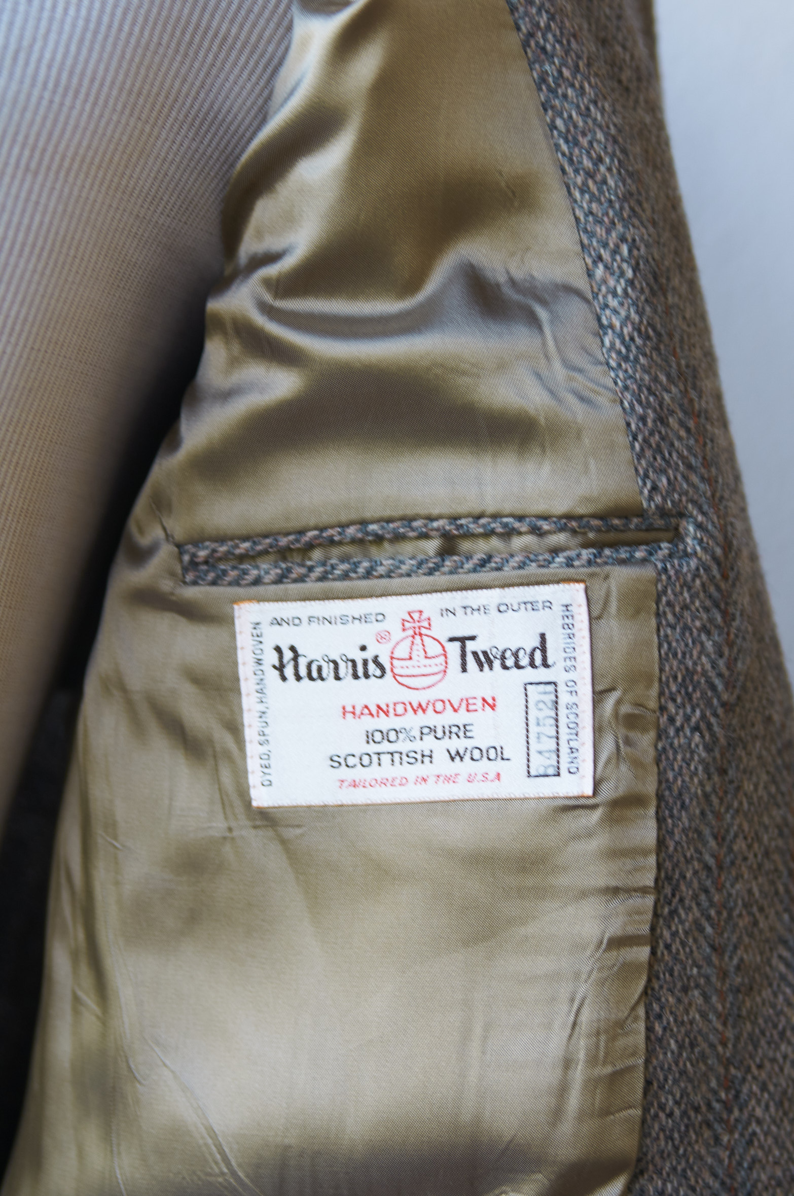 Blazer o veston Harris Tweed talla M - Imagen 6