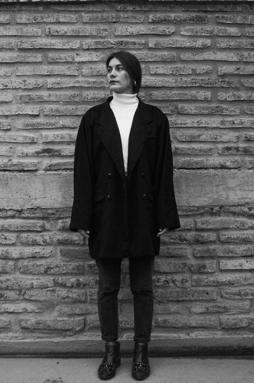 Abrigo o blazer doble abotonado de diseño Jil Sander