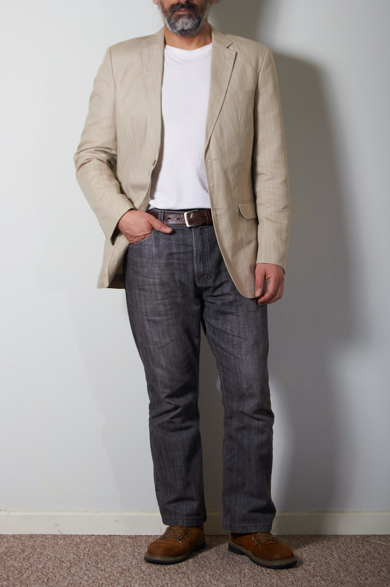 Vestón o Blazer Angelo Litrico lino Talla S/M hombre - Imagen 6