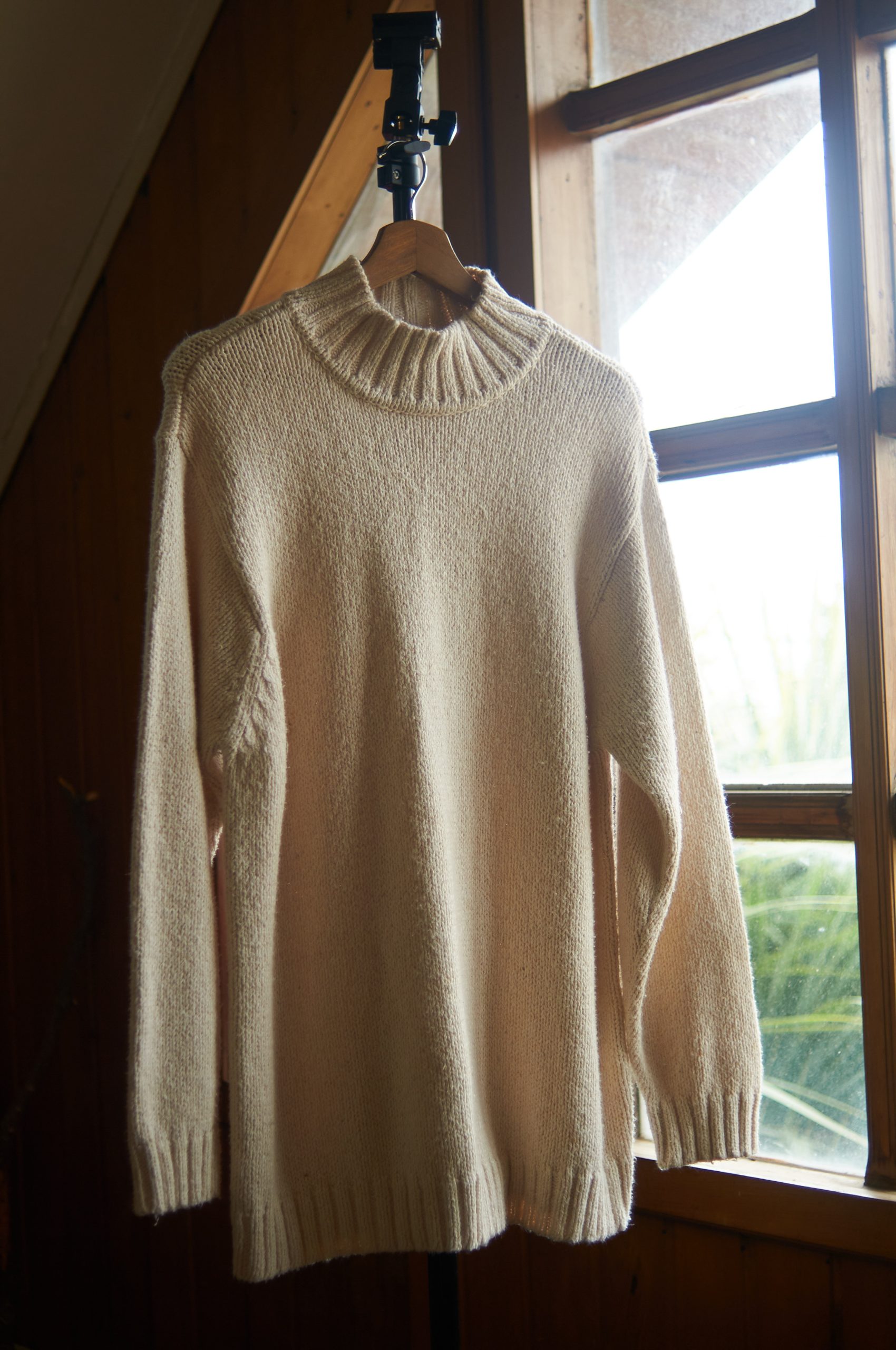 Sweater de seda y algodón talla L