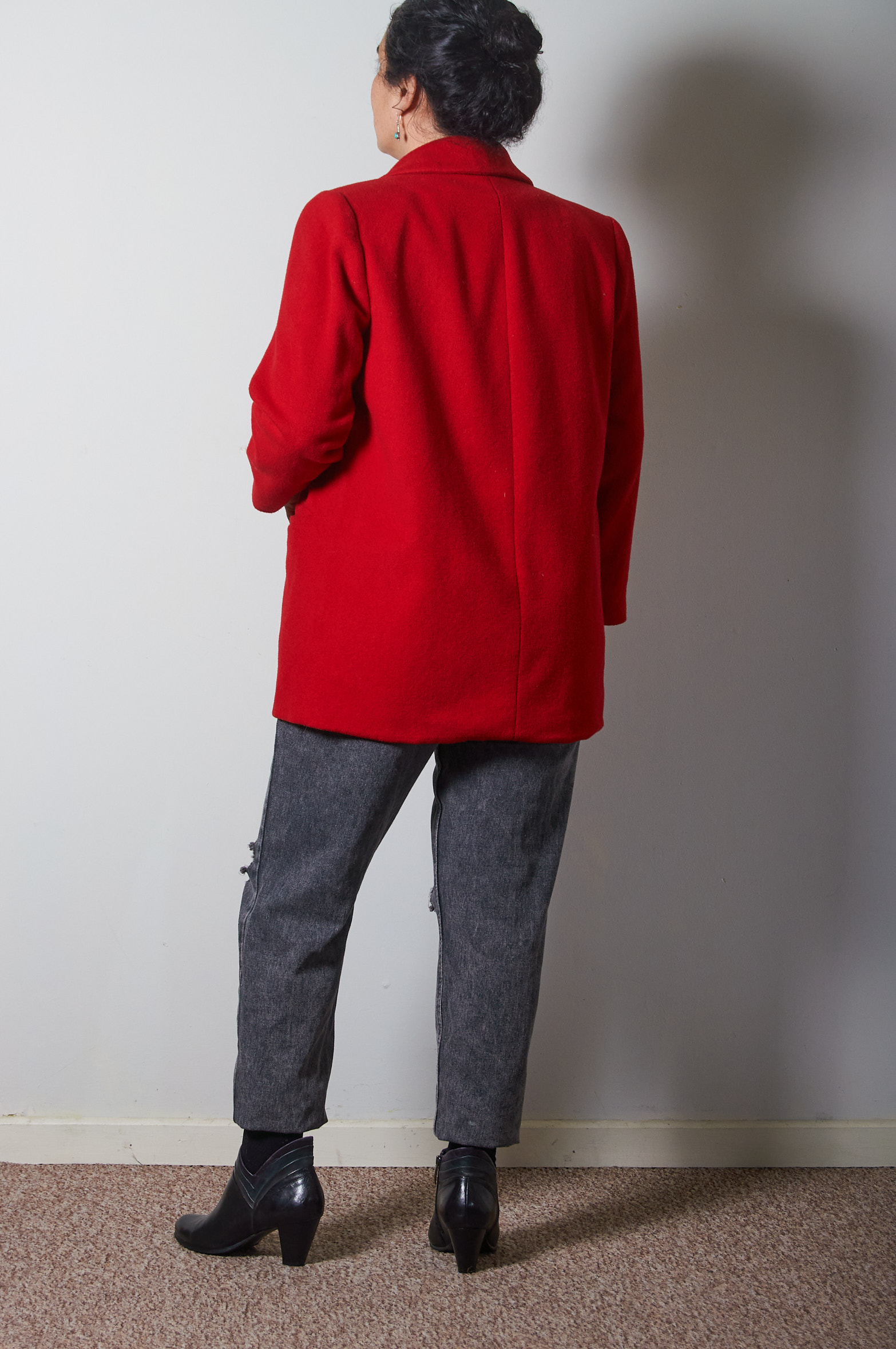 Blazer doble abotonado Talla S/M mujer Hecho en Estos Unidos - Imagen 2
