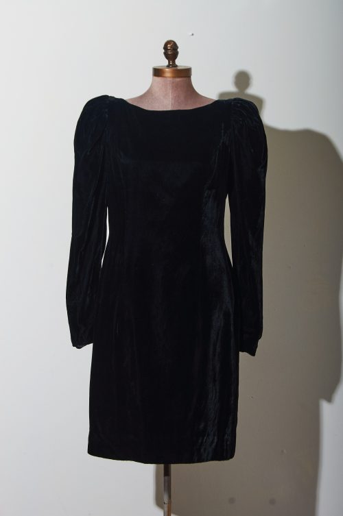 Vestido de terciopelo ILGWU Talla S mujer