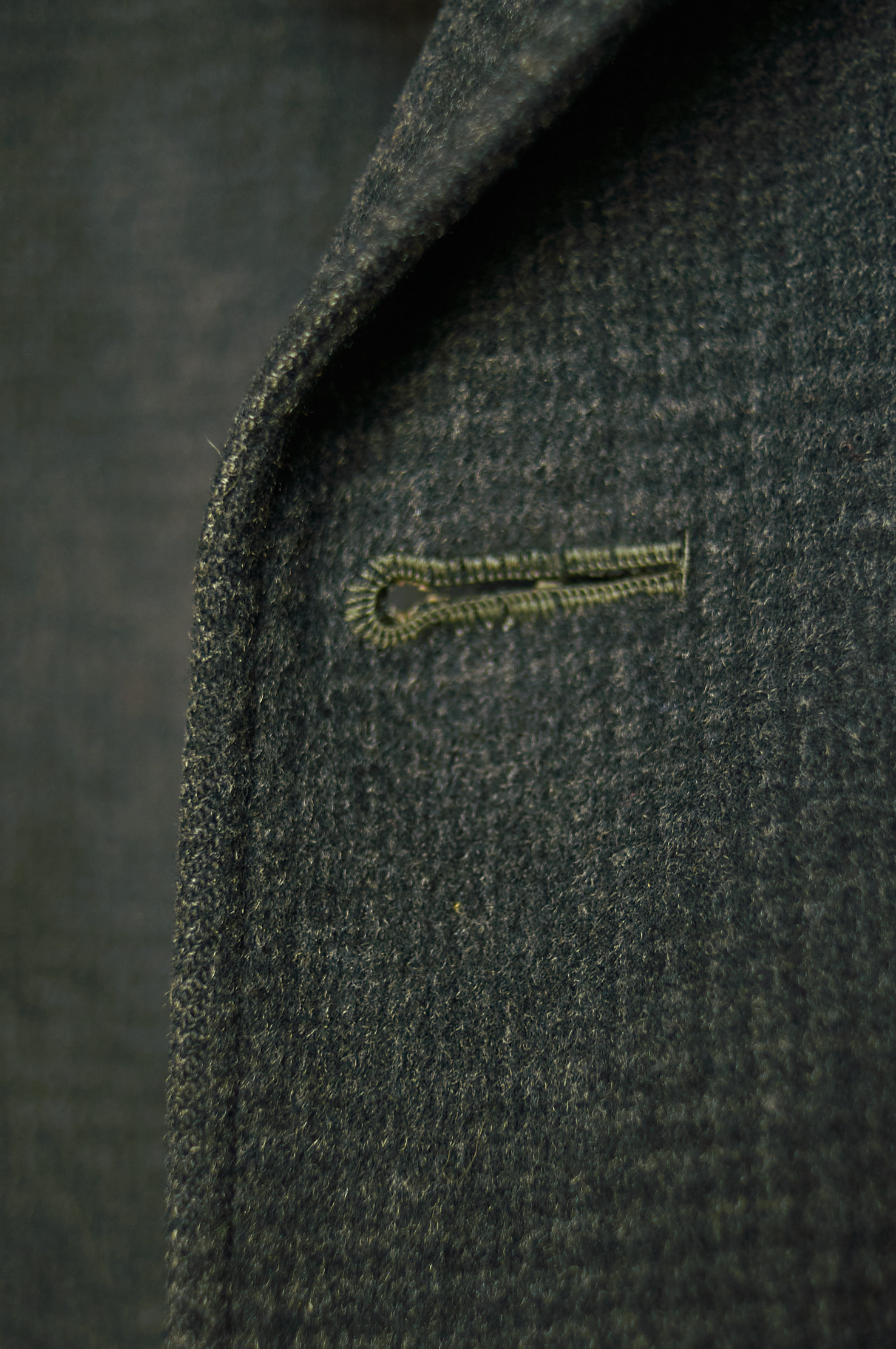 Abrigo japonés gris Talla S hombre - Imagen 2