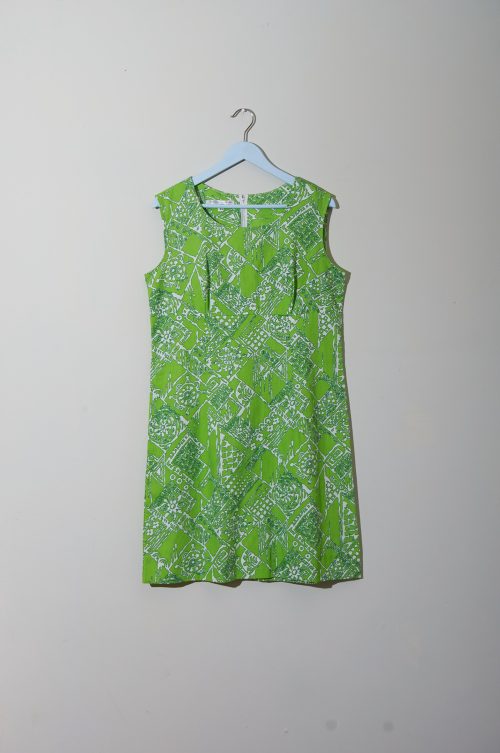 Vestido de algodón años 60 Alemán