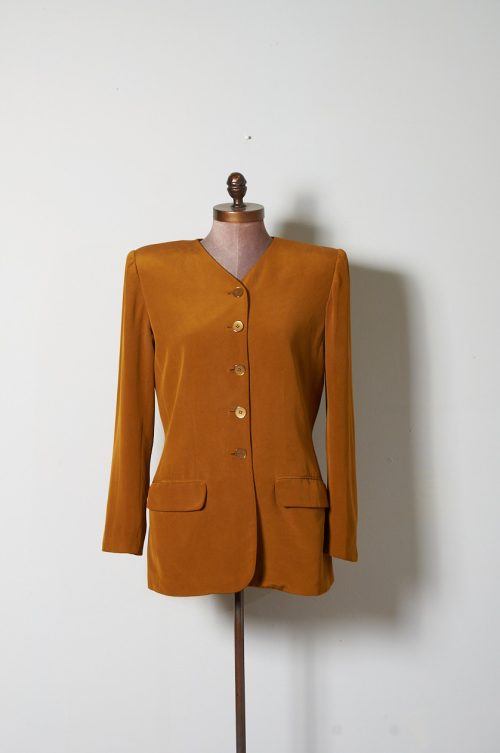 Blazer vintage 100% seda Talla 4 mujer