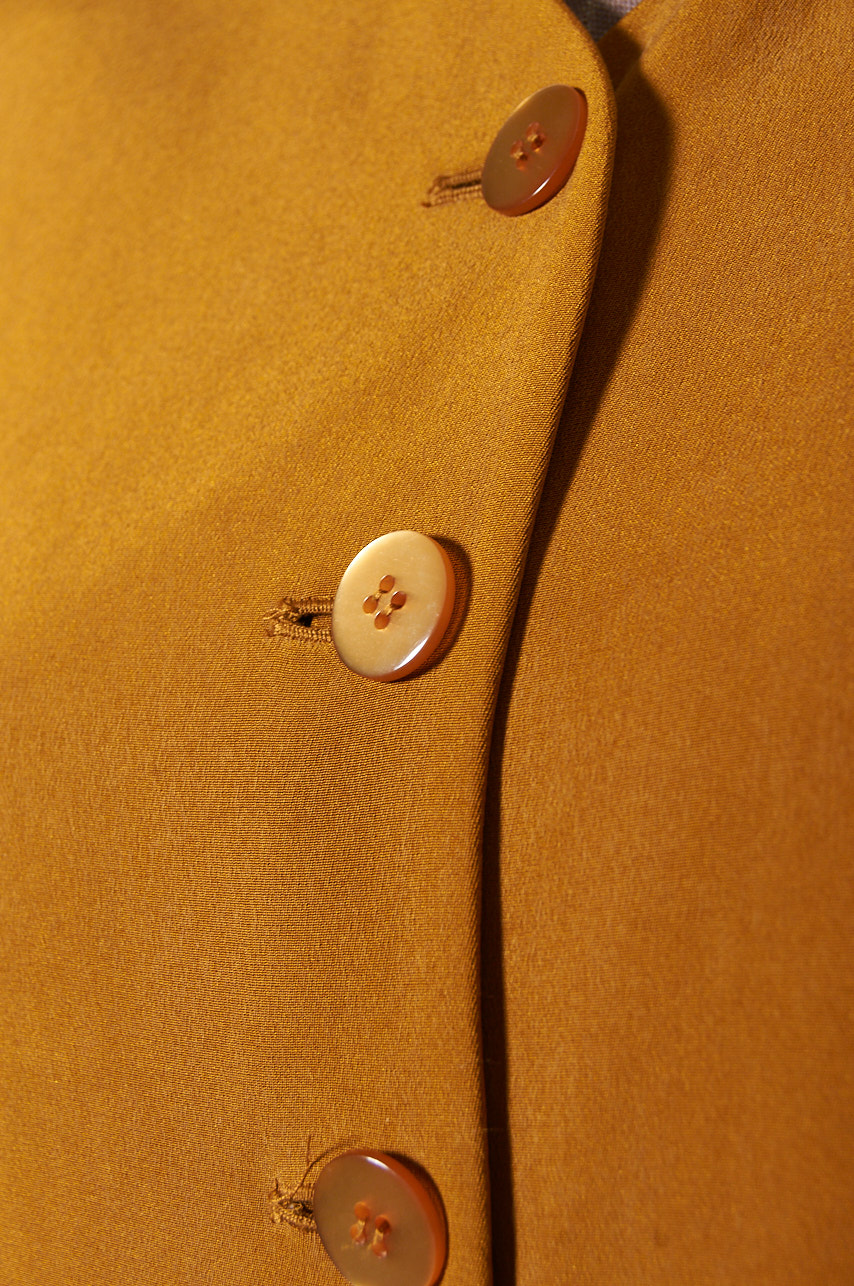 Blazer vintage 100% seda Talla 4 mujer - Imagen 2