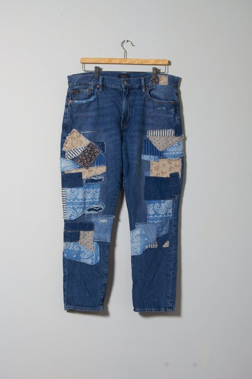 Jeans Patchwork Ralph Lauren Talla L/XL mujer