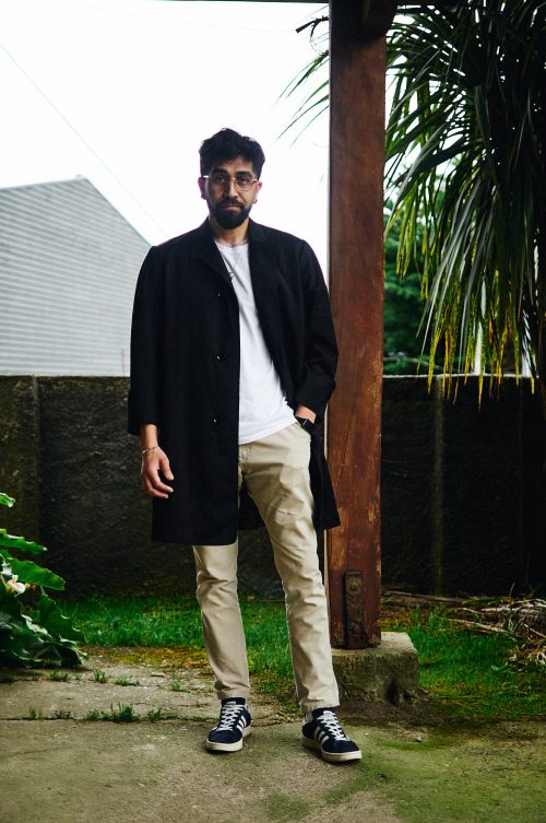 001Abrigo japonés de lana "Tailor Tanabe" Talla S/M hombre