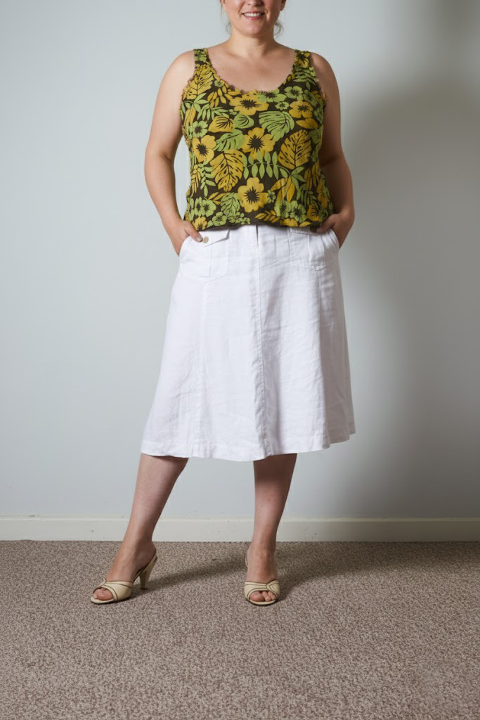 Falda de lino J.Crew Talla M(M)