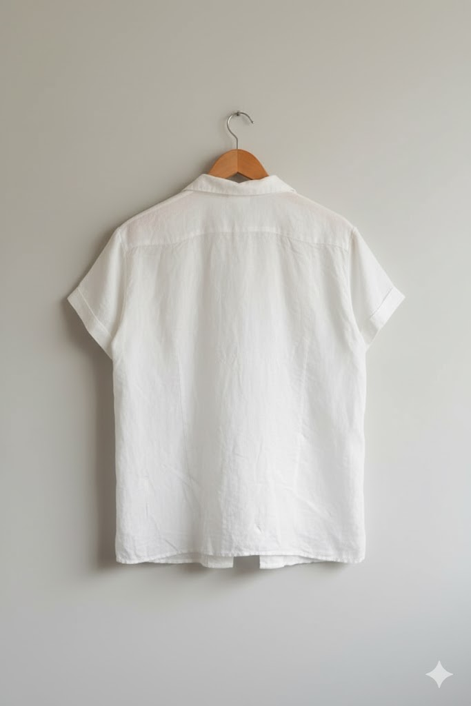Blusa de lino Madeleine Talla L mujer - Imagen 3