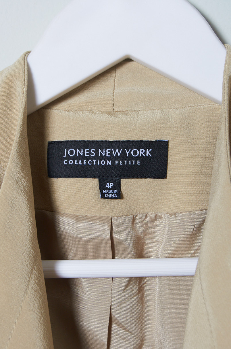 Blazer de seda natural talla S - Imagen 3
