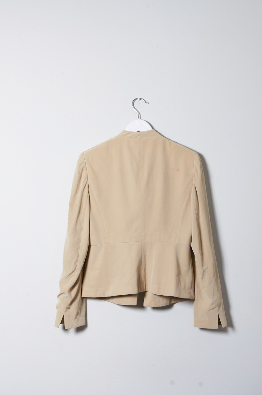 Blazer de seda natural talla S - Imagen 2