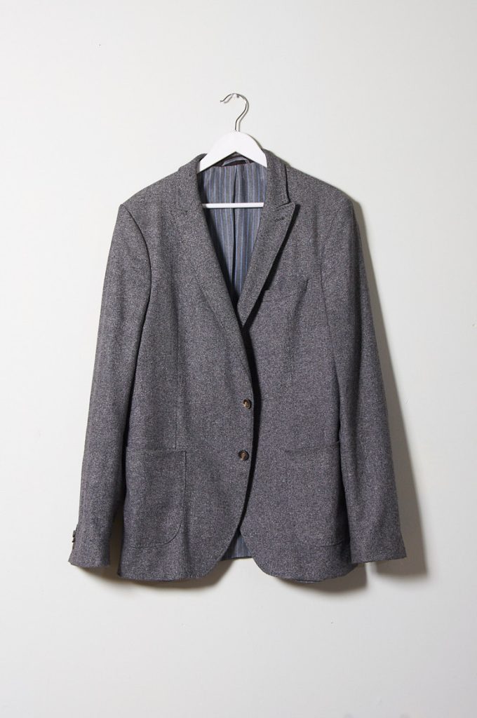 Blazer o vestón de lana y seda CINQUE talla L
