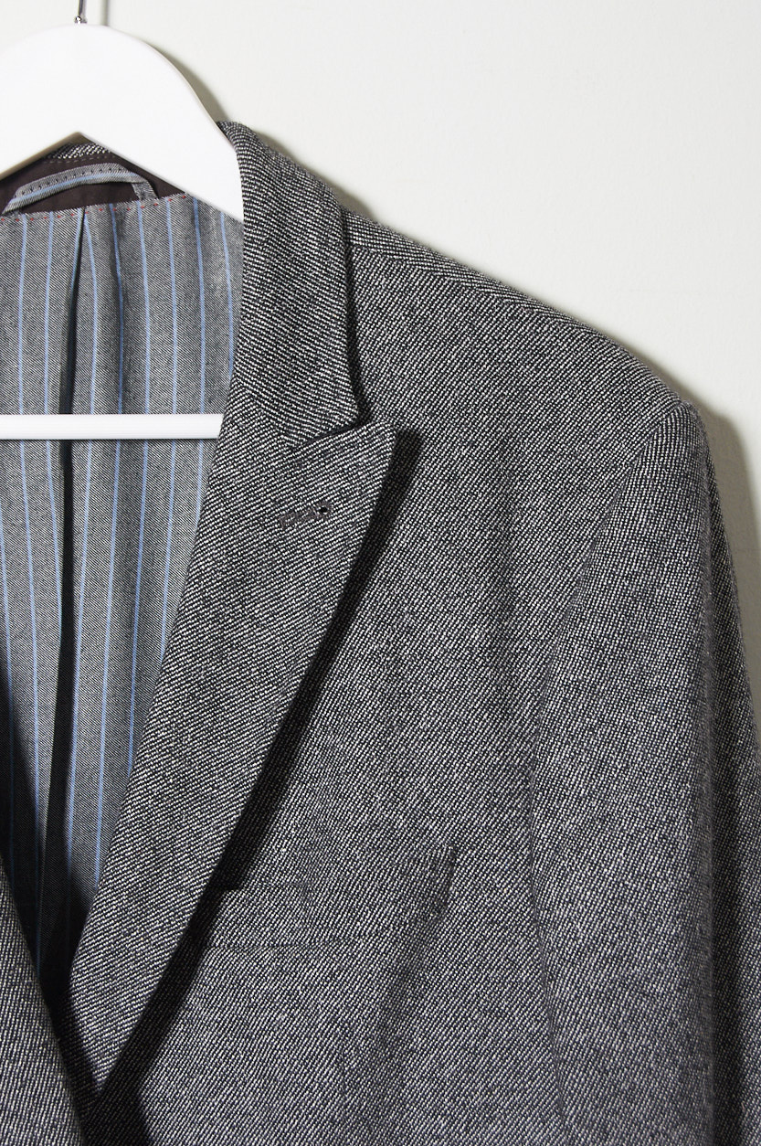 Blazer o vestón de lana y seda CINQUE talla L - Imagen 2