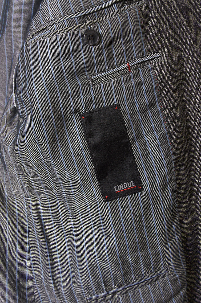 Blazer o vestón de lana y seda CINQUE talla L - Imagen 4
