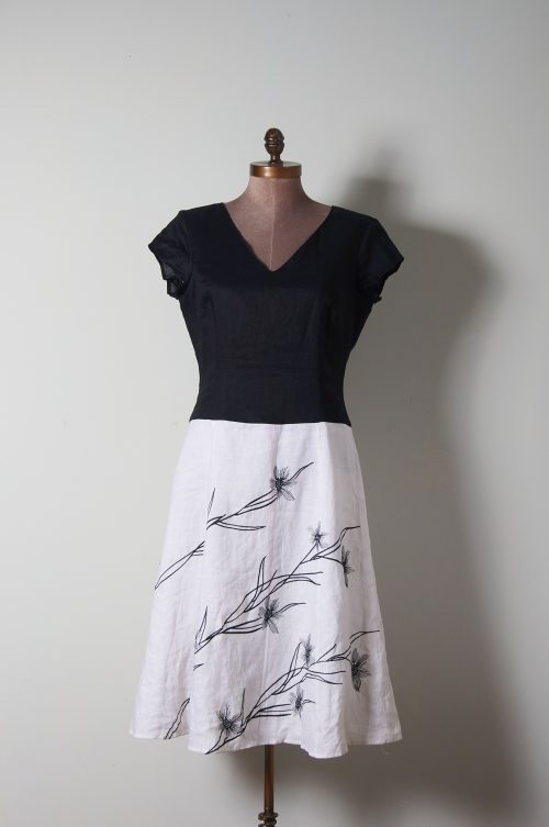 Vestido de lino irlandés talla S