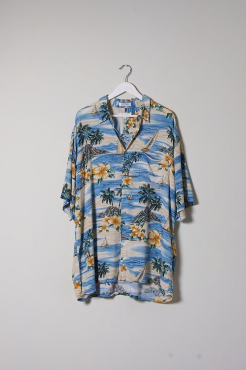 Camisa hawaiana Pierre Cardin talla XL