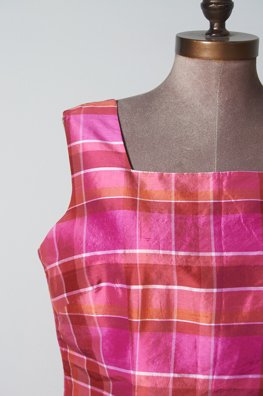 Vestido de seda vintage Jillian Jones talla M - Imagen 2