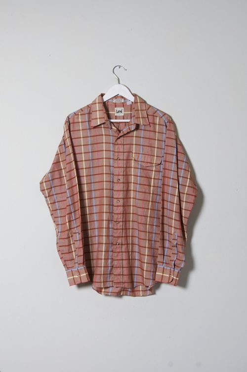 Camisa vintage Lee años 70, Talla L hombre